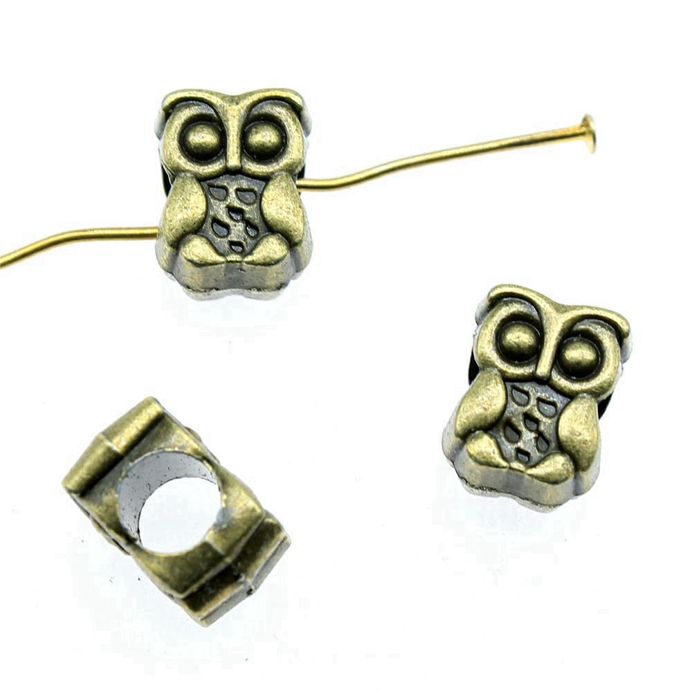 Animal Spacer Beads Large Hole Charms For Necklace Jewelry Making Starter Kit