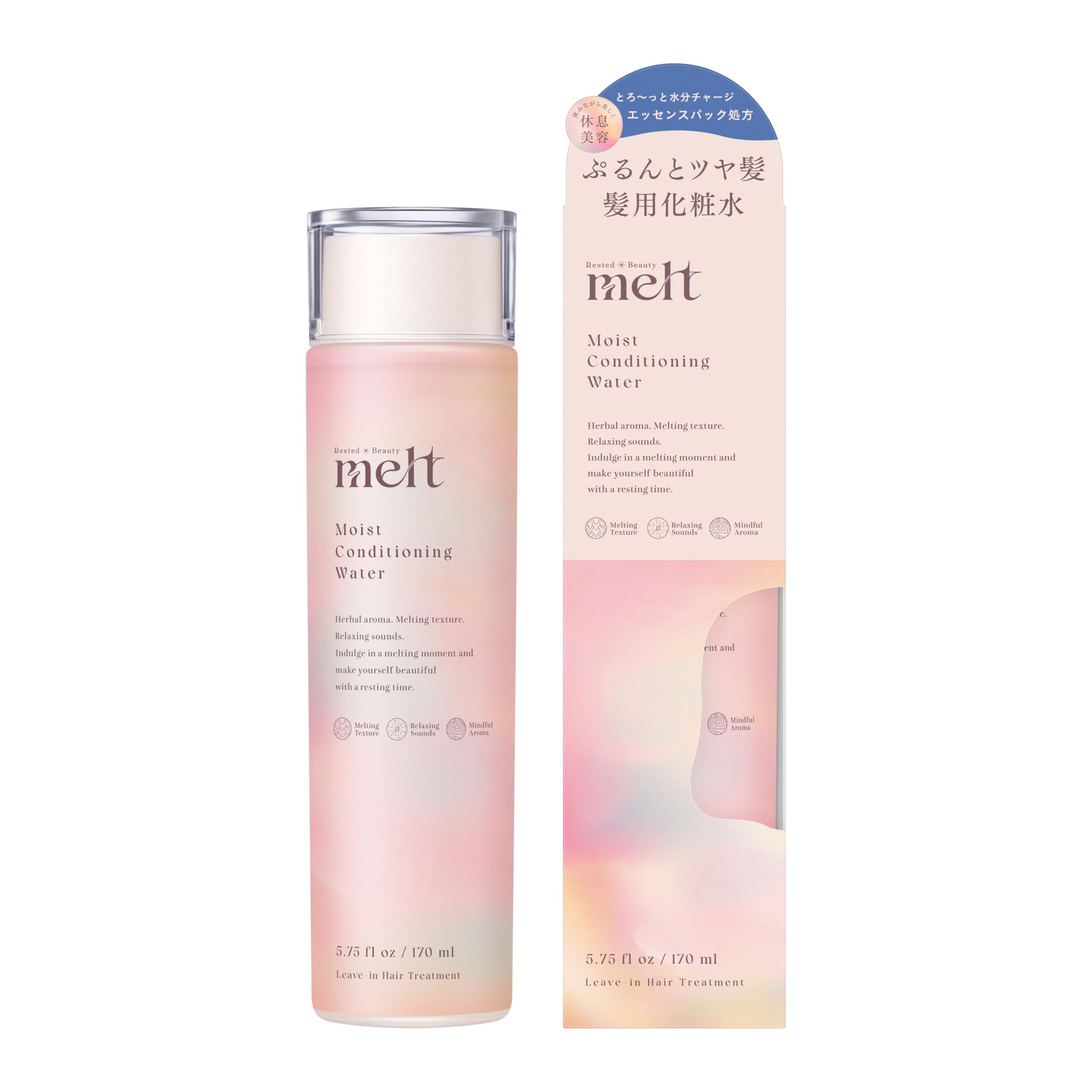 

Melt Moist Conditioning Water Лосьон для волос 170 мл Rest Beauty Аромат ландыша/Аромагерань и