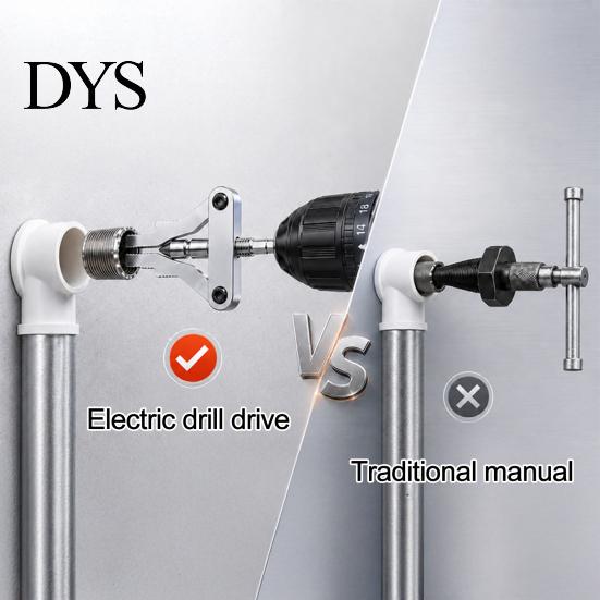 Outil extracteur pour retrait sans effort de tuyau cassé, Extracteur de filetage endommagé, pour tuyaux en acier trempé de 1/2", 3/4", 1", Retrait, Accessoire de réparation domestique