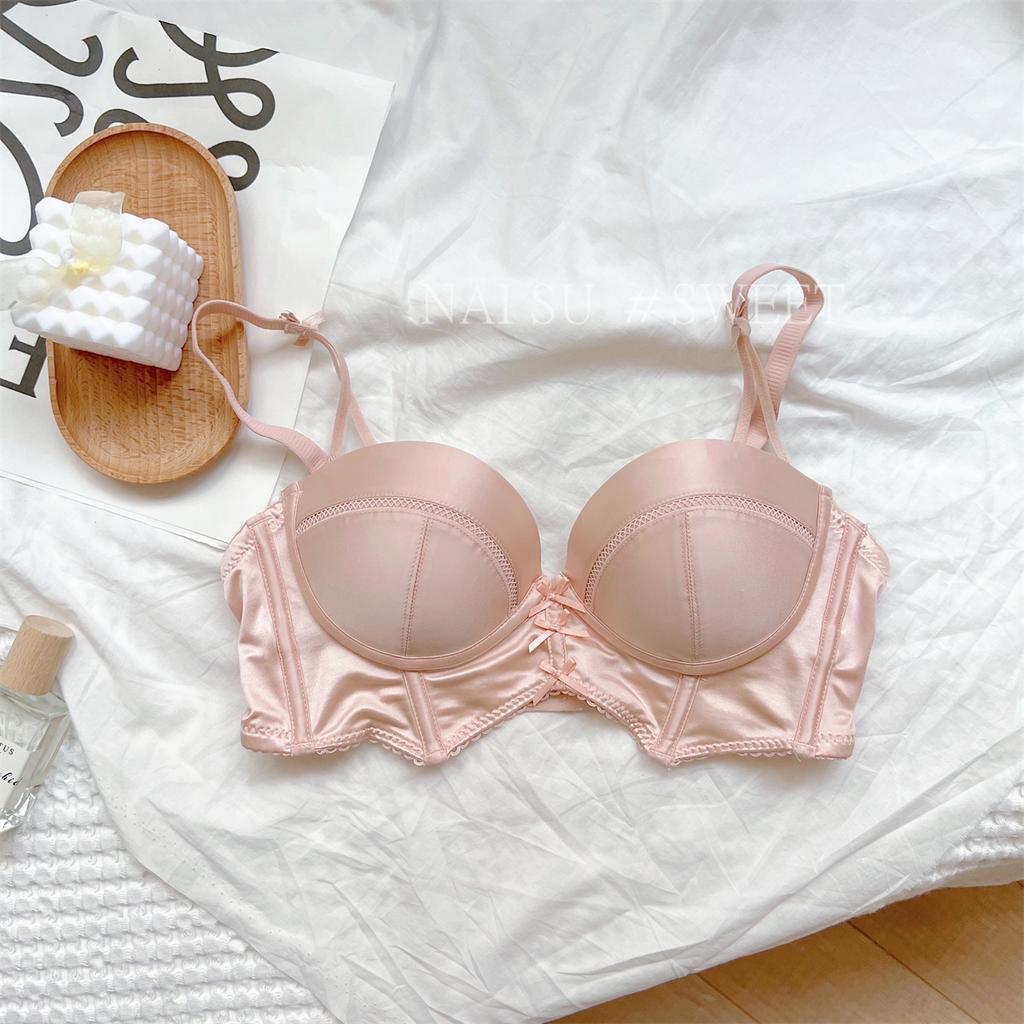 Verano Niñas Sexy Sexy Sexy Pechos Pequeños Juntos Mostrar Gran Cantidad de Leche Para Prevenir Caída Ropa Interior