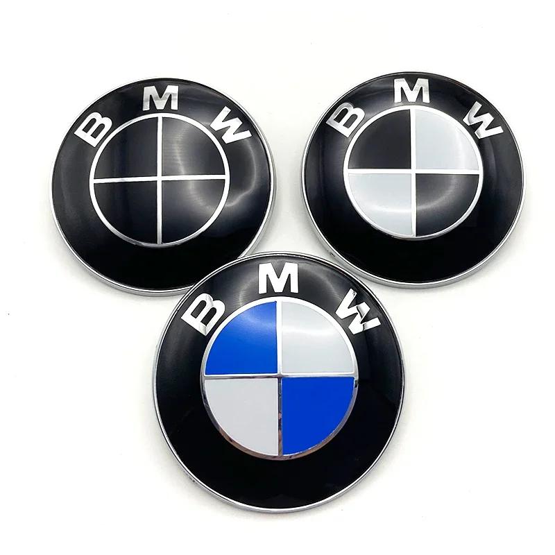 For BMW Hot 2025 1pcs 82mm 74mm Car Emblem Badge Hood Front Rear Trunk Logo for Bmw E46 E39 E38 E90 E60 Z3 Z4 X3 X5 X6 511481323