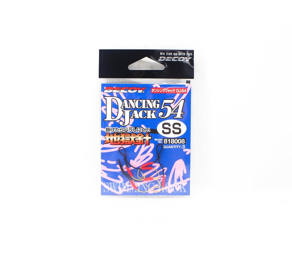 Decoy DJ-54 Spoon Lure Assist Hooks Rigged Size SS (6) (8008)