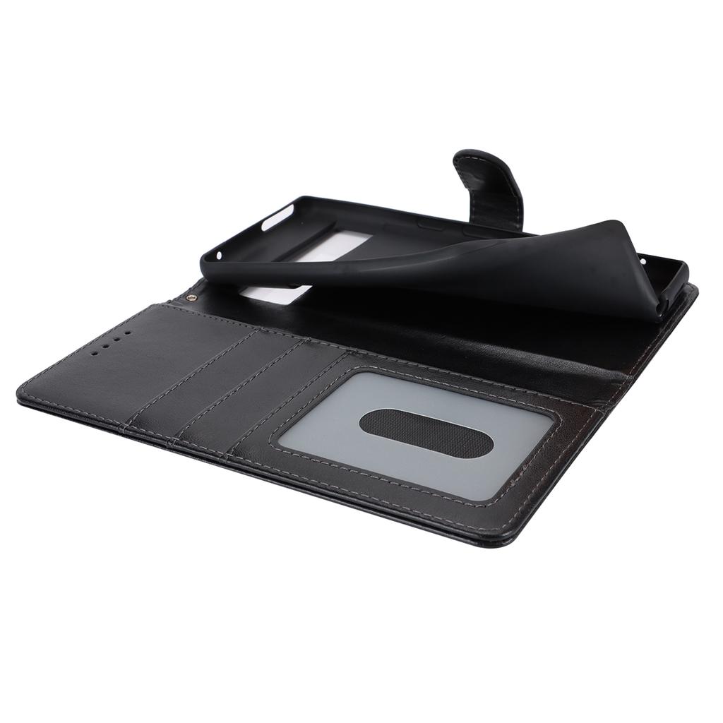 For Google Pixel 7 Pro 5G Case Textured Leather Wallet Phone Cover with Strap