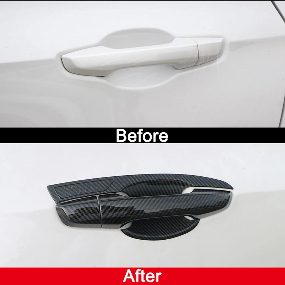 For Honda CRV 5th Accessories 2017 2018     Car ABS Carbon  Gate Door Handle Covers Trim Stickers Accessories