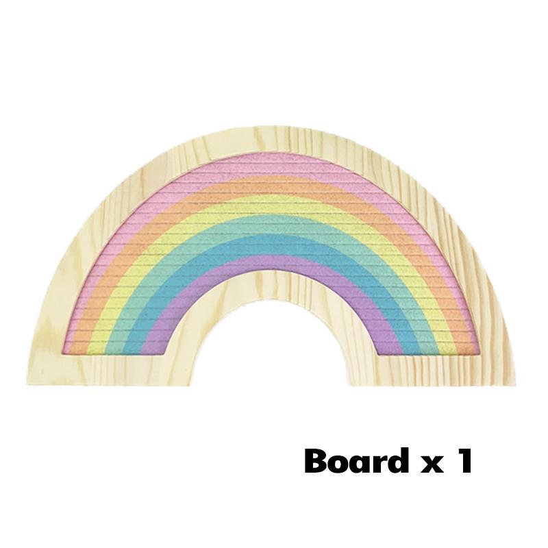 

Доска для букв из радужного фетра Монтессори, языковые игрушки для написания слов, детские игрушки для раннего образования, домашняя доска для сообщений, подарок для детей