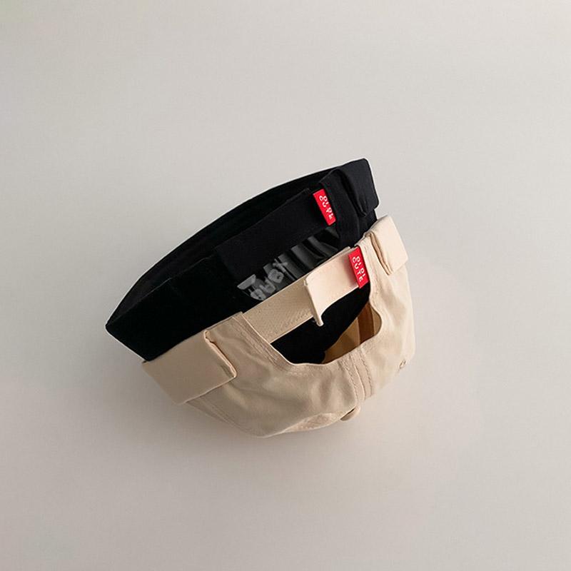 Letter Embroidered Baby Docker Caps Spring Summer Cotton Solid Color Beanie Cap Toddler Boy Retro Brimless Hats