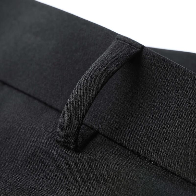 JOW Men's Thick Wrinkle-Resistant Straight-Leg Business Casual Pants