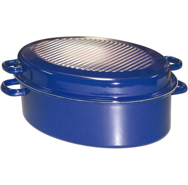 

Жаровня Riess овальная голубая 42 см (0442-012)