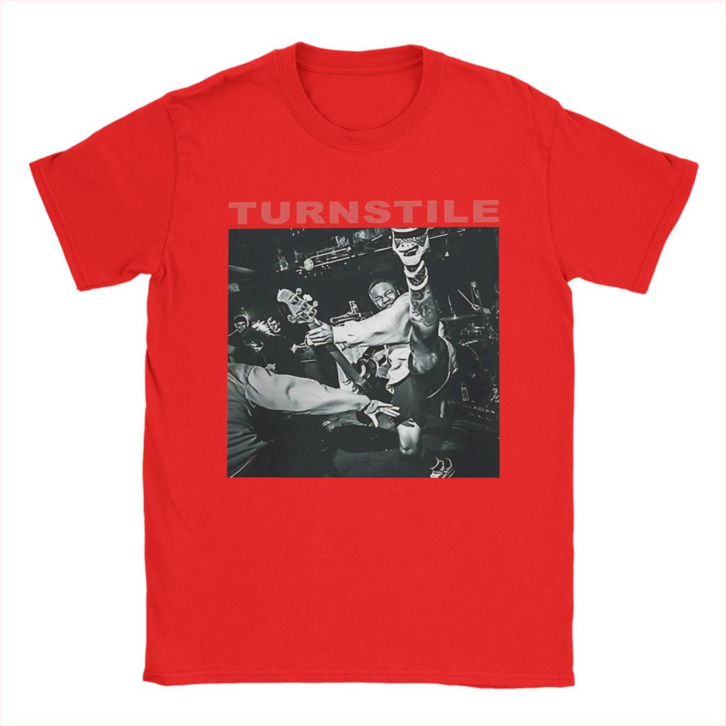 Turnstile American Hardcore Punk Band TShirt Summer 100 Cotton T Shirts For Unisex Fashion Printed Tee Shirt Short Sleeve Clothes