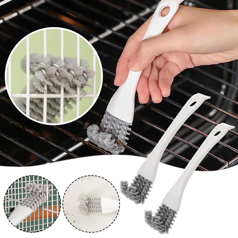 Durable Bird Cage Cleaner Brush - Efficient Poop Remover Tool & Sanitizing Scrubber for Parrot Cages Cleaning Accessories