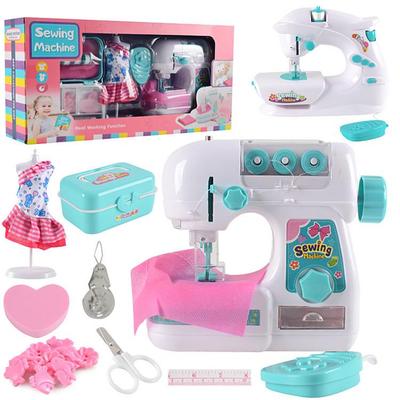 Children's DIY Electric Sewing Machine Pretend Play Set Toy