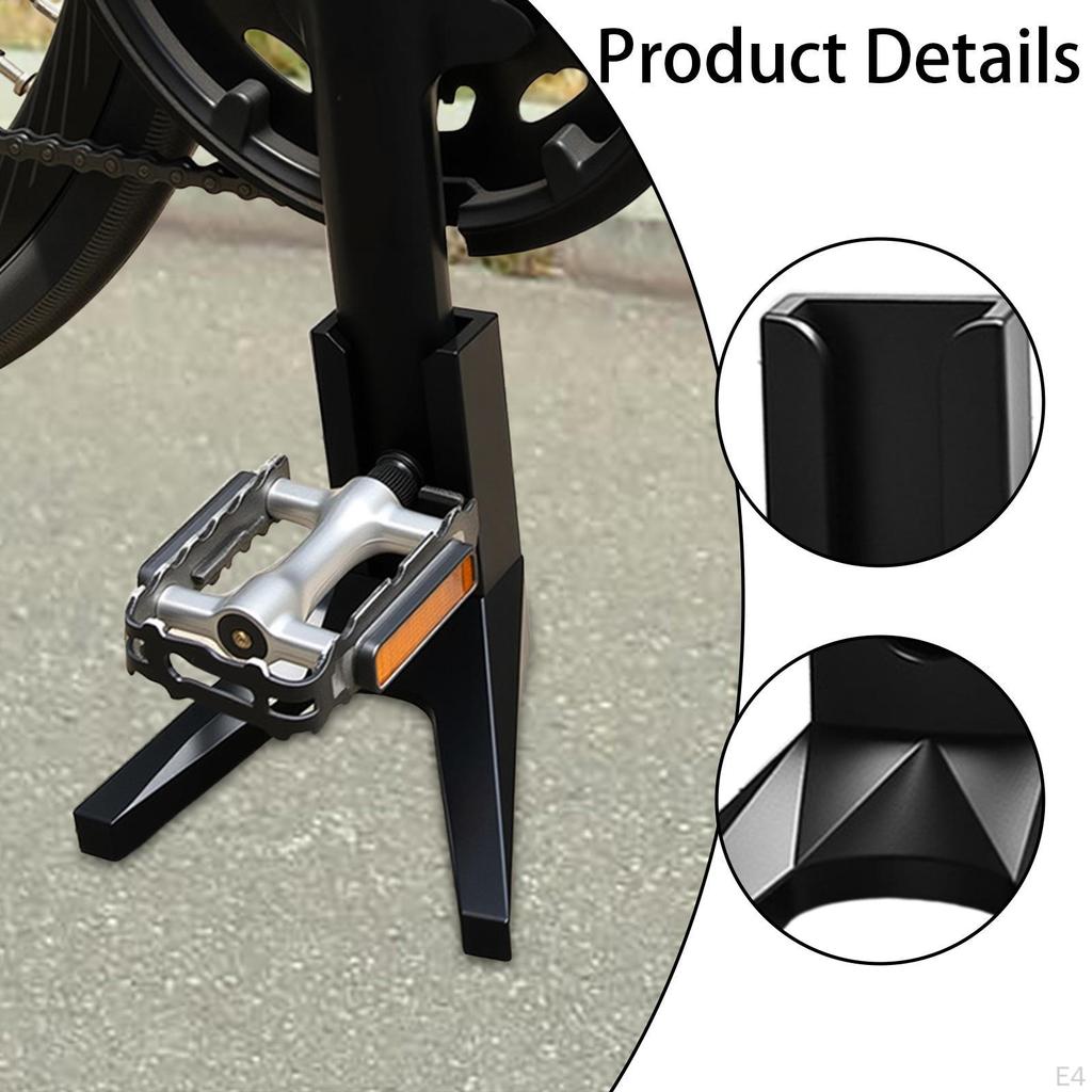 Crank Kickstand Road Bike Easy Installation Non-Slip Foot Support Tripod Flat