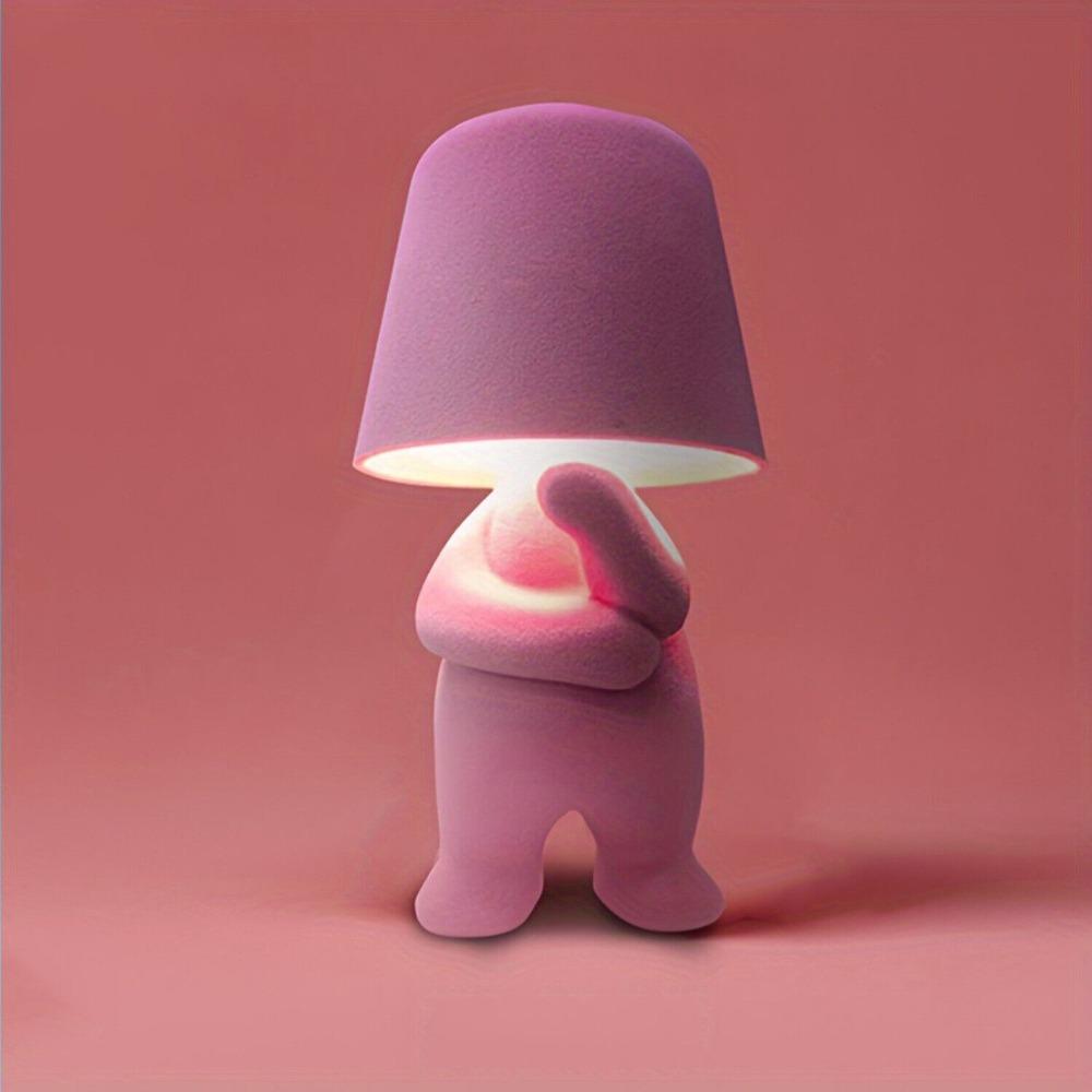 Flocking Bedside Touch Table Light Colorful Statue Light Gifts Bedside Touch Control Table Lamps