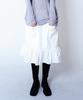 GUWOLSIBIL 26At Version Midi Skirt Ivory