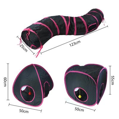 Pet Cat Toys Combination Tunnel Cat Runway Cat Drill Through Rolling Ground Totoro Tunnel Toy Can Combined with Cat Tunnel Toys