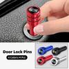 2/4Pcs Car Interior Auto Lock Door Lift Alloy Safety Pin for MINI F55 F56 R60 R59 R58 WORKS One Cooper JCW R57 R56 R55