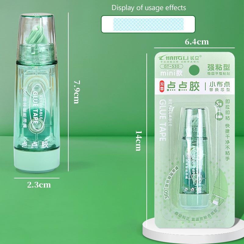 Cartoon Press-On Dot Glue Office Ledger Supplies Stationery Roller Glue Tape Student Study Exam Pen Style