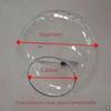 Magic Bean Milky White Glass Ceiling Lamp Shade for Restaurants and Living Rooms Chandelier