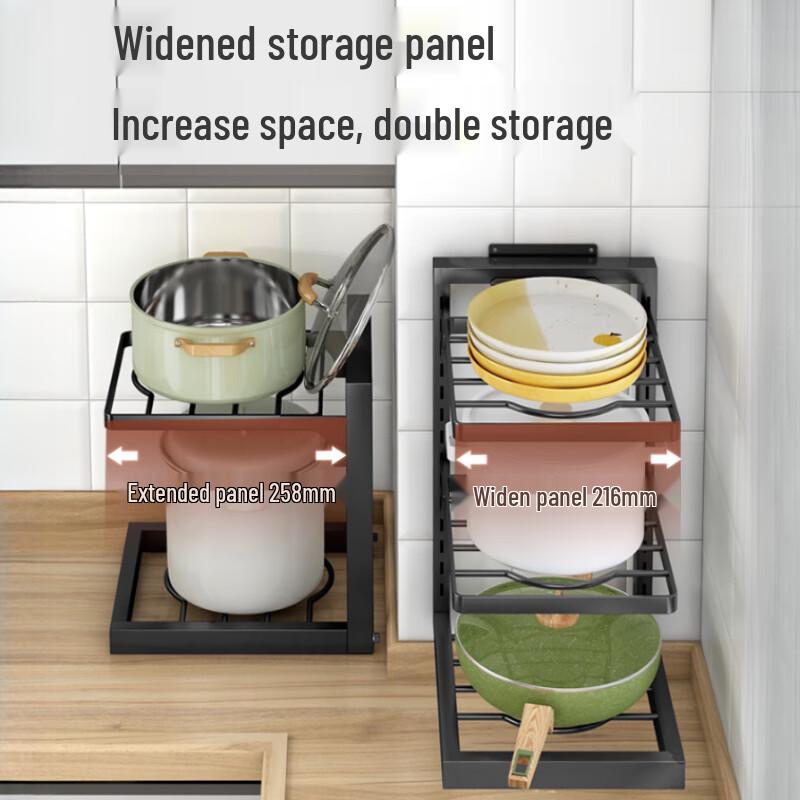Yunshuang Stainless Steel 4-Tier Kitchen Storage Rack