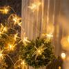 50LED Solar Dragonfly String Lights with 8 Modes Outdoor Garden Fairy Lights Waterproof Solar Powered for Patio Yard Christmas Decor