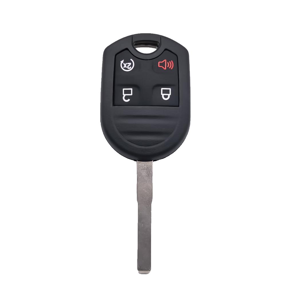 Cocolockey 4Button Car Key Shell Fob For Ford Fiesta Escape Transit Connect Remote Keyless Entry Hu101 Head Keys Housing S