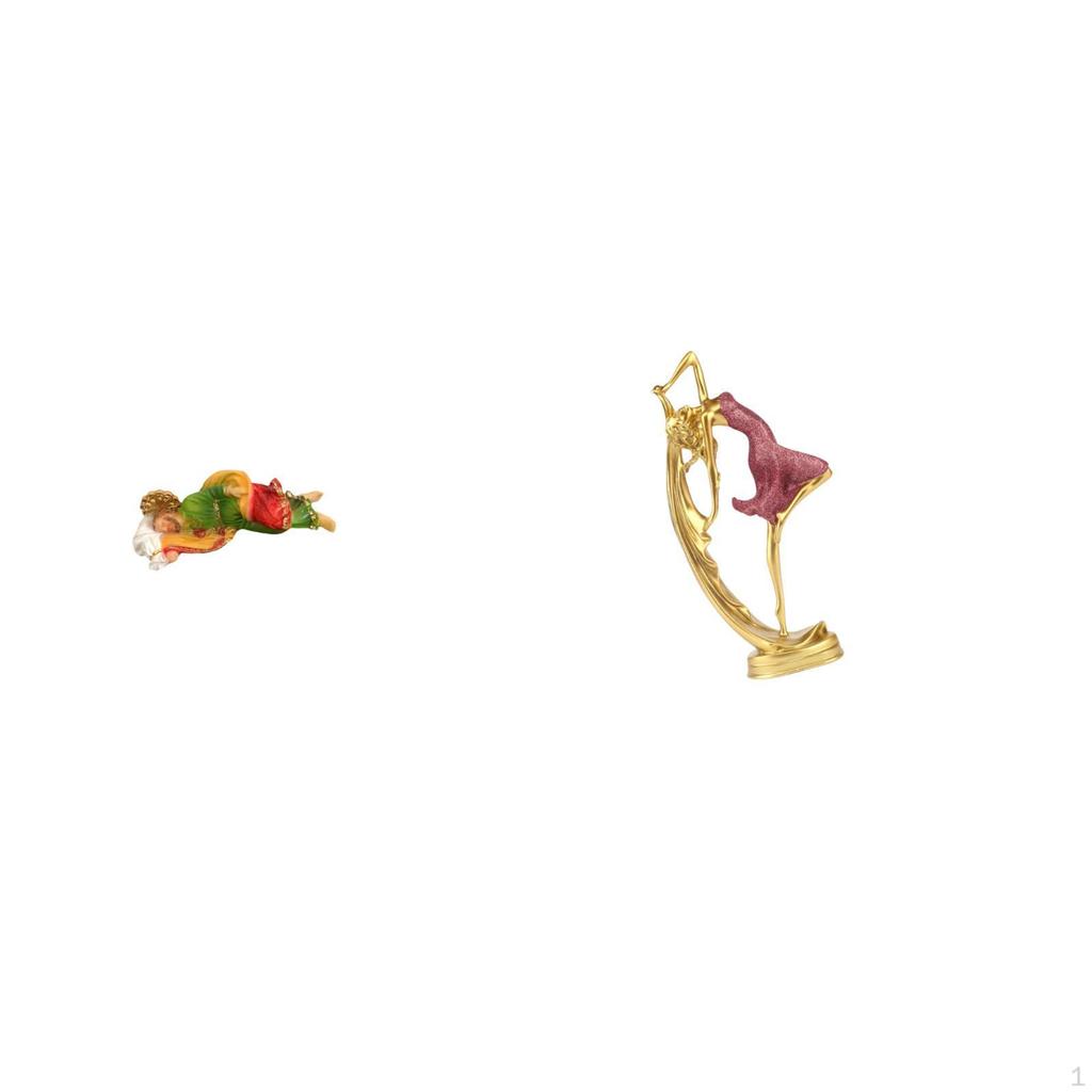 Resin Joseph Ballet Statue Decorative Jesus Ballerina Sculpture Sleeping Figure Art Display for