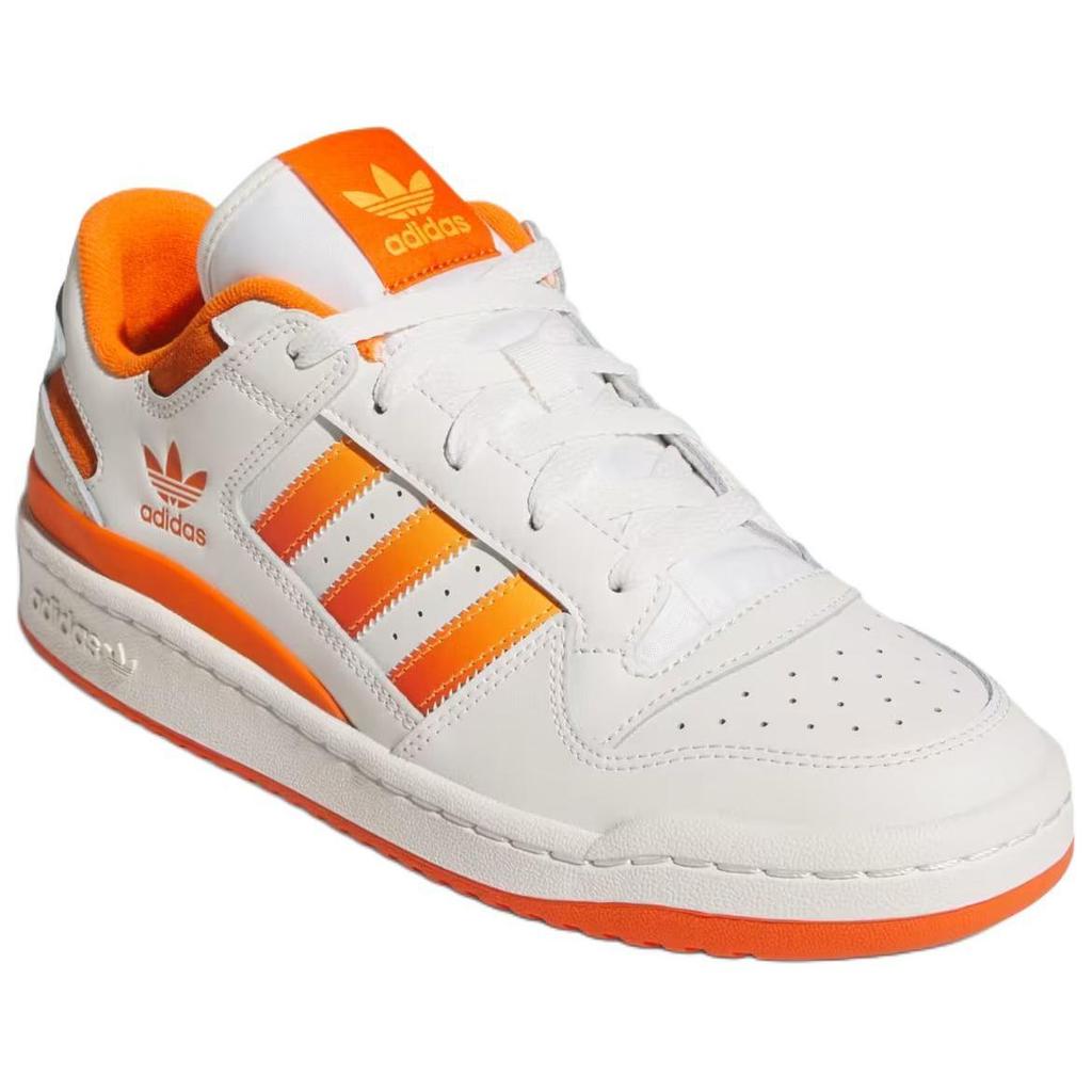 Adidas Forum Low CL White Orange Men Sneakers Cloud-White Real-Gold JI3267