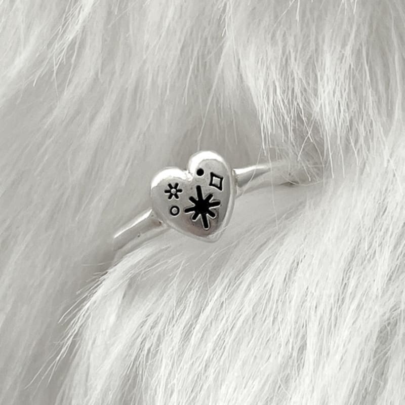 melliv sparkle heart ring_mvr22