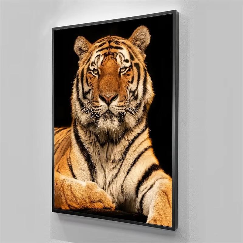 Modern Lion Family Wall Art Canvas Painting Print Posters Nature Animal Tiger Mural Pictures for Living Room Home Decoration