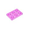 50PCS PLATE 2x3 DOTS Compatible with 3021 MOC Colors Galore Self-Locking Bricks Building Blocks Toys Accessories