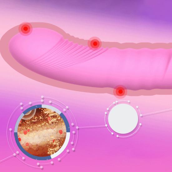 Ženy USB dobíjecí erotická hračka Vícefrekvenční masážní masturbační vibrátor