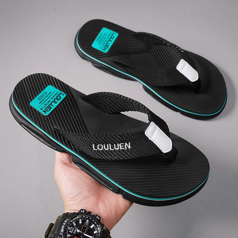 2026 Summer Men's Non-Slip Flip-Flops: Korean Style Beach Thong Sandals