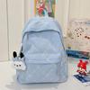 Girls backpack dopamine candy color junior high school students light shopping travel large capacity backpack