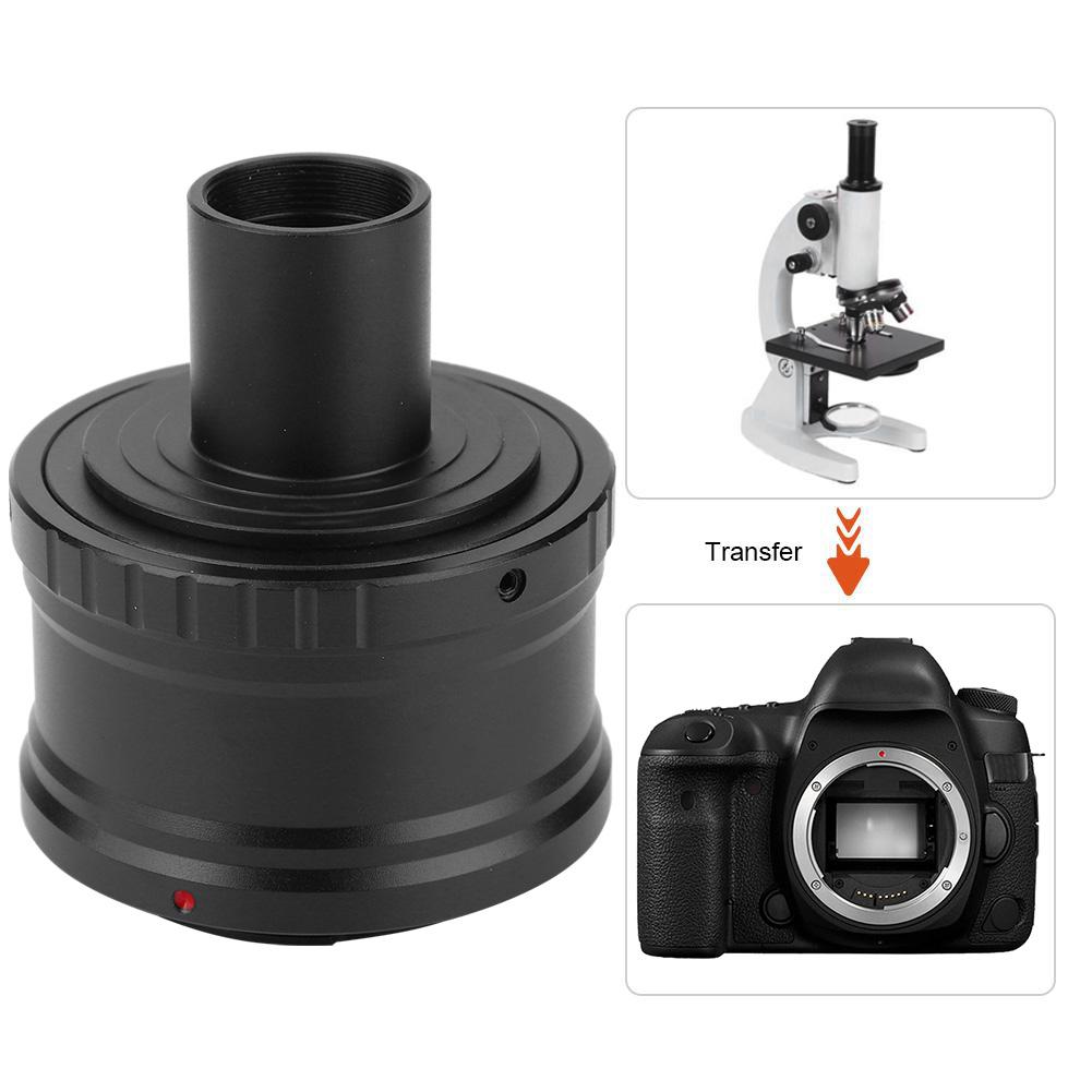 DIYelecs Metalen Adapter 23,2 mm T-Mount Microscoop Oogstuk voor Canon EOSM Mount Mirrorless Camera