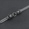 Stainless Steel Double Luxury Pig Head Bracelet Trendy Men