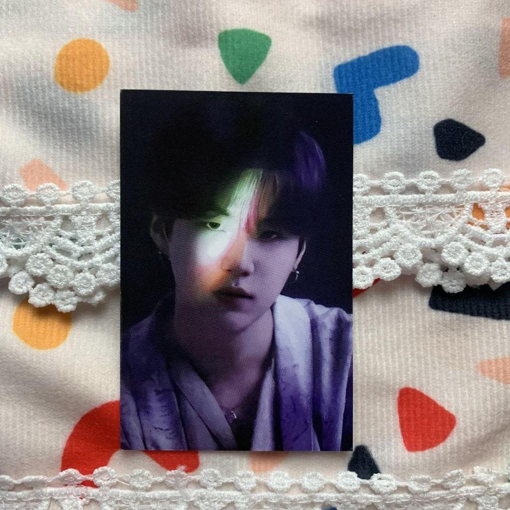[USED] BTS Random Proof Sanok Trading Card Yoongi SUGA