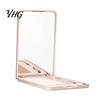 Foldable Mirror with Detachable Comb Portable Folding Makeup Comb, Compact Travel Cosmetic Mirror, Pocket Size & Hair Detangling for Women Girls