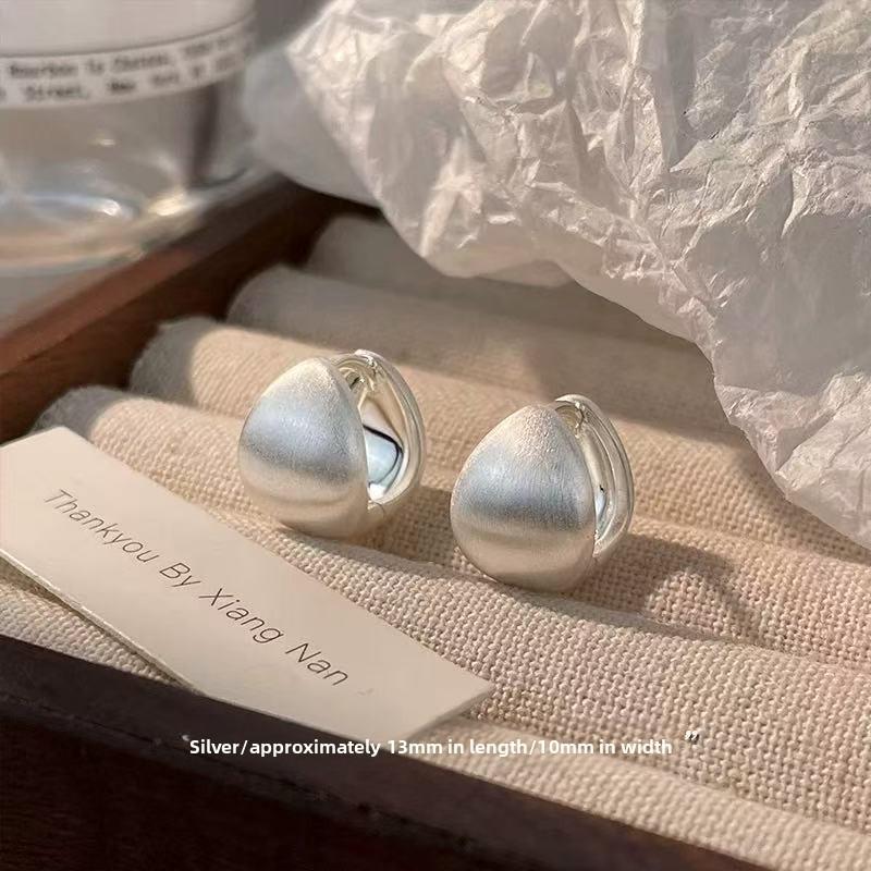 Женские нишевые серьги в стиле легкая роскошь 1 pair серебряный