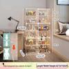 Transparent Lego Brick Display Cabinet: Dustproof Acrylic Storage for Figurines