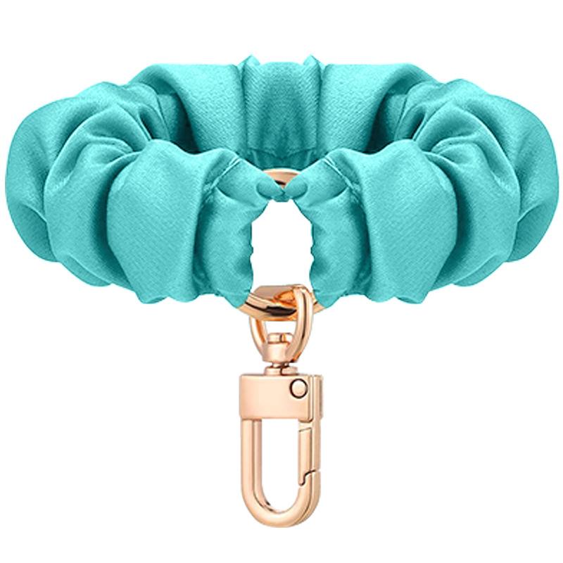 

WTEMPO Ретро Элегантные Многофункциональные Брелоки Брелок-подвеска против потери для ключа от машины, ключа от двери, DIY Креативная Эластичная Резинка для волос, Браслет, Брелок 1pc циан