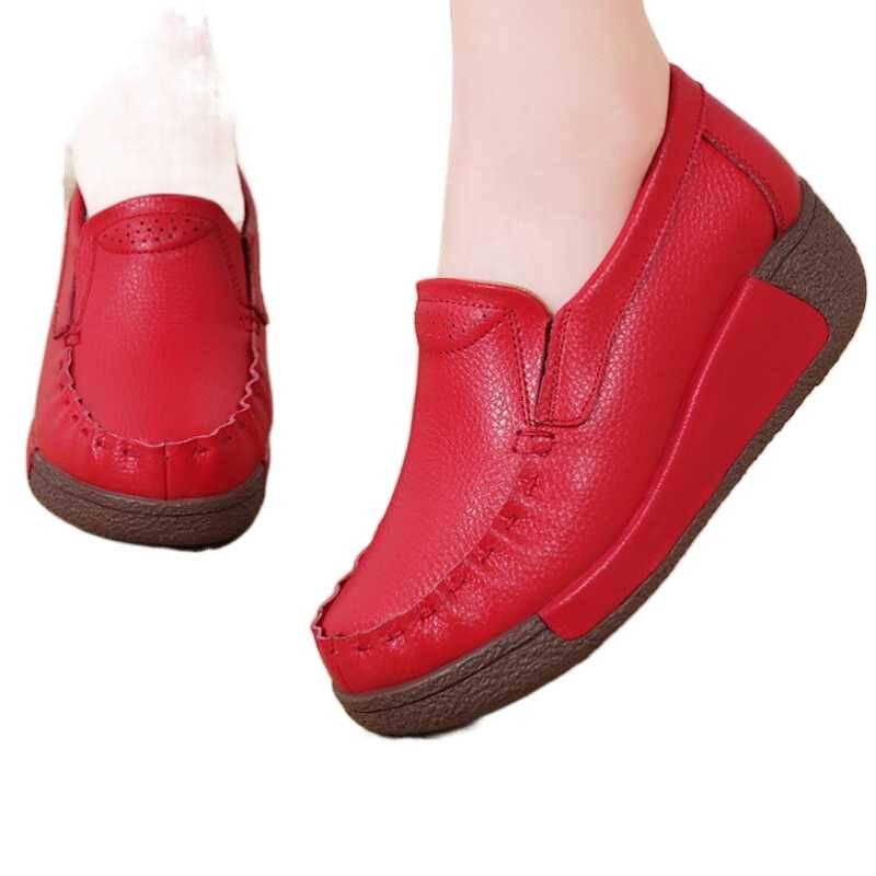 Jesień nowa platforma buty babeczki lekkie buty jednoczęściowe buty codzienne