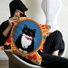 Cute caroon cat portrait photo frame fashion art Cushion Cover Polyester Sofa Cushions Throw Pillows Home Decoration Pillowcover