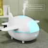 Sound Wave Airplane USB Humidifier with Remote Control 300ml Capacity 7 Color LED Lighting for Bedroom Living Room Use