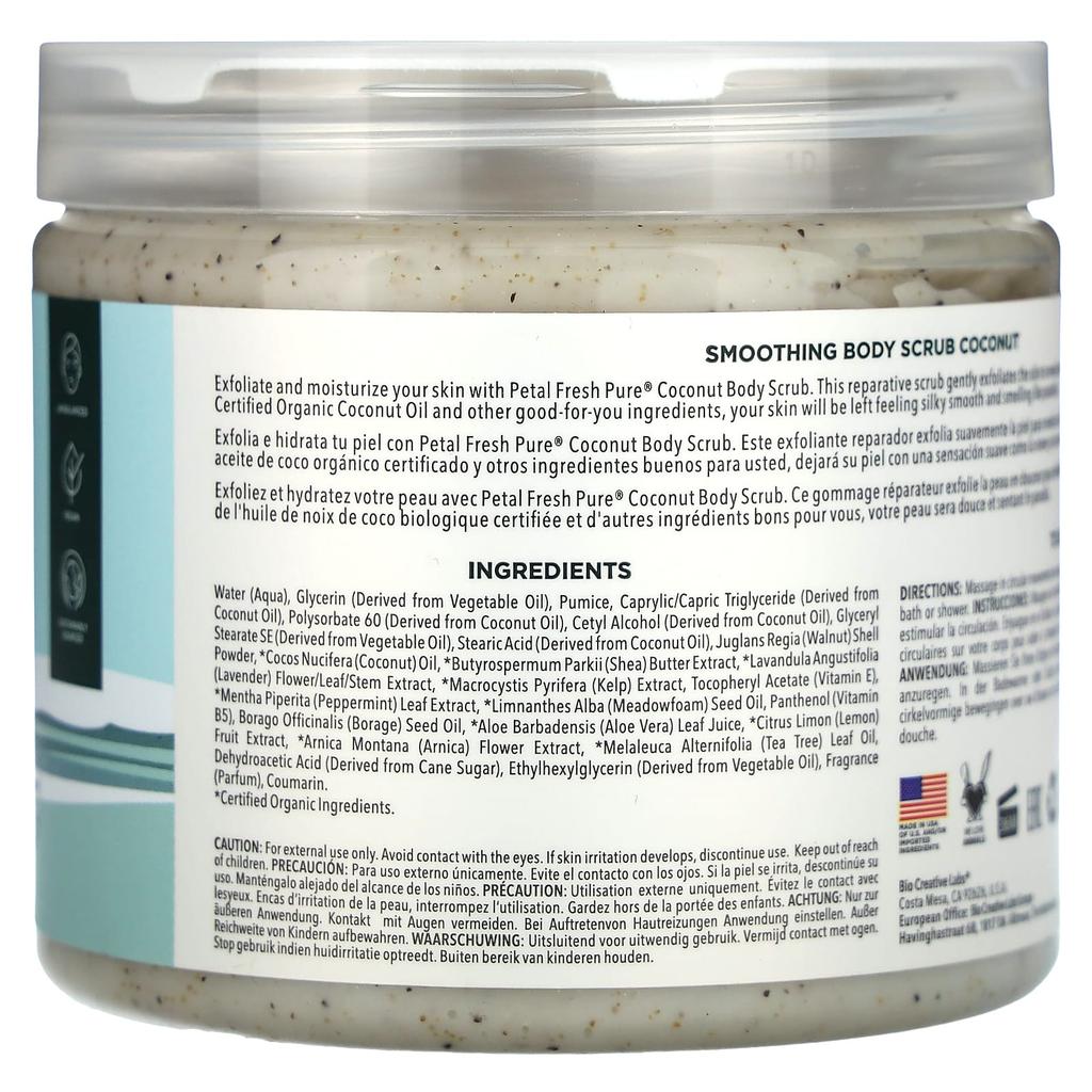 Smoothing Body Scrub, Coconut, 473Ml(16Oz)
