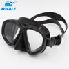 Professional Snorkeling Mask MK‑500 Comfort Silicone Tempered Glass Diving Mask Brand WHALE