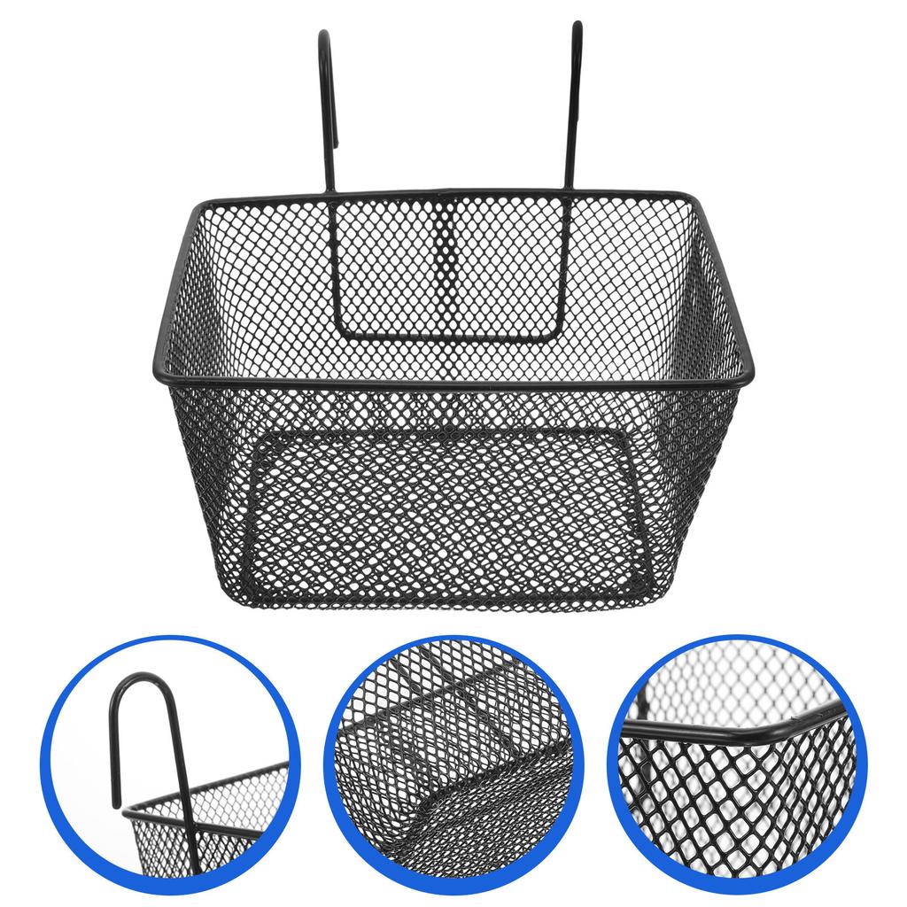 Cycling Accessories Mountain Bike Basket Front Basket Food Basket Vegetable Basket Hanging Storage Container multi-use