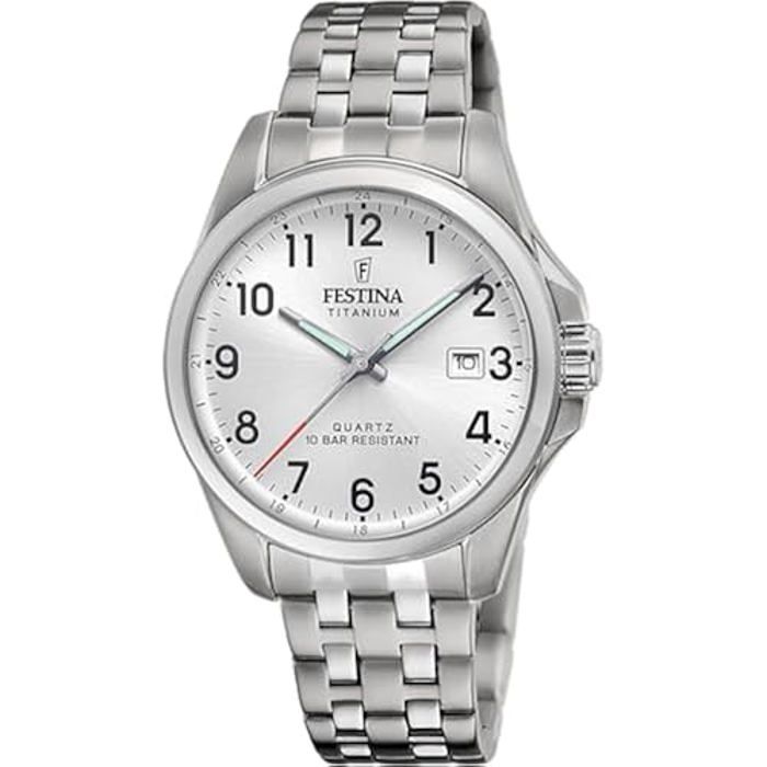 Montre - FESTINA - Classique - Titane - Étanche 100m - Cadran Gris