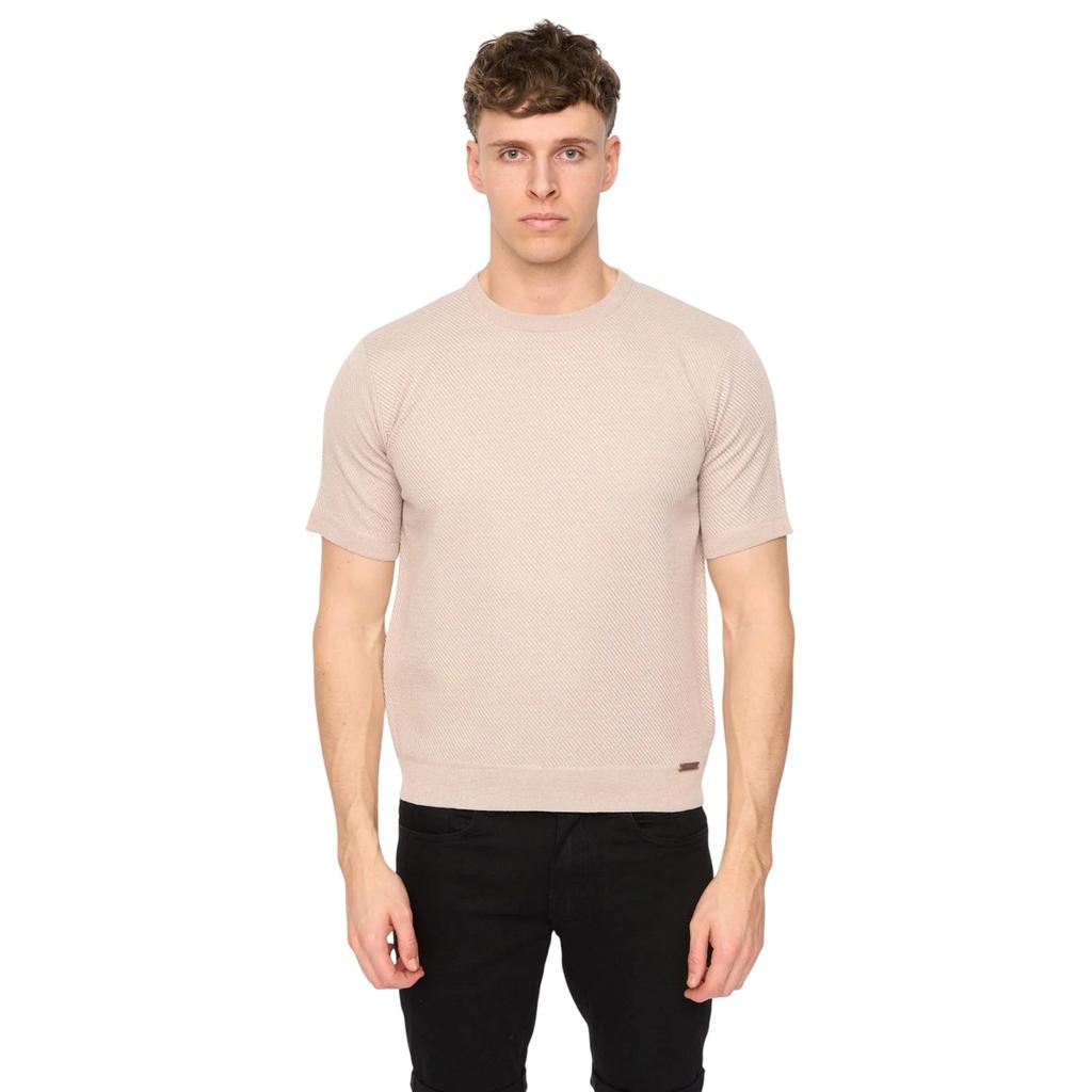 Duck and Cover Mens Marvela Knitted T-Shirt