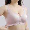 Front-hook Large Size Ultra-thin Breastfeeding Bra with Gathered Breasts and Breathable and Comfortable Wire-free Bra