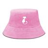 Bucket Hat With White Cat Print , Animal Fisherman Hat Spring Fashion Beach Basin Cap
